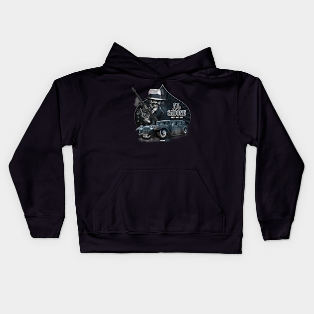 Al Cabone Kids Hoodie by hardtbonez